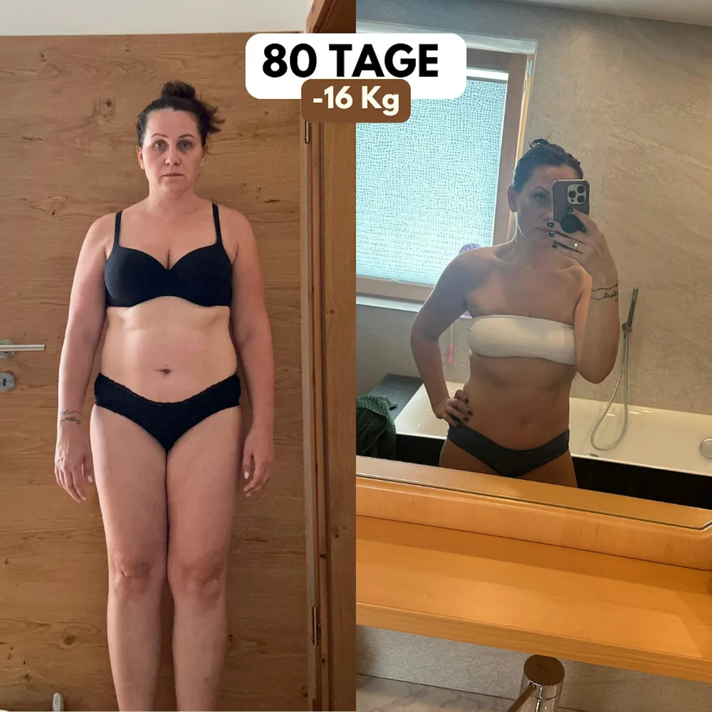 Vanessa vorher und nachher: 80 Tage, -16 Kg