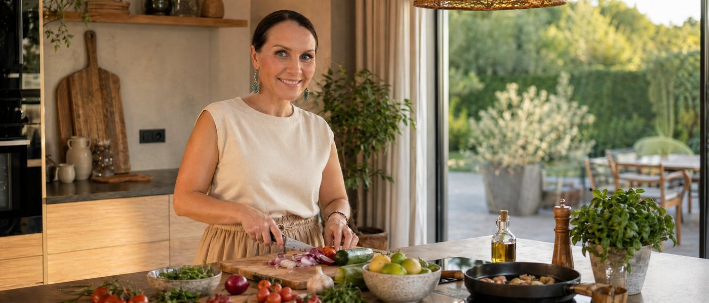 Vanessa Reinthaller in ihrer Küche