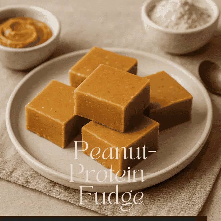Peanut-Protein-Fudge aus dem Rezeptbuch